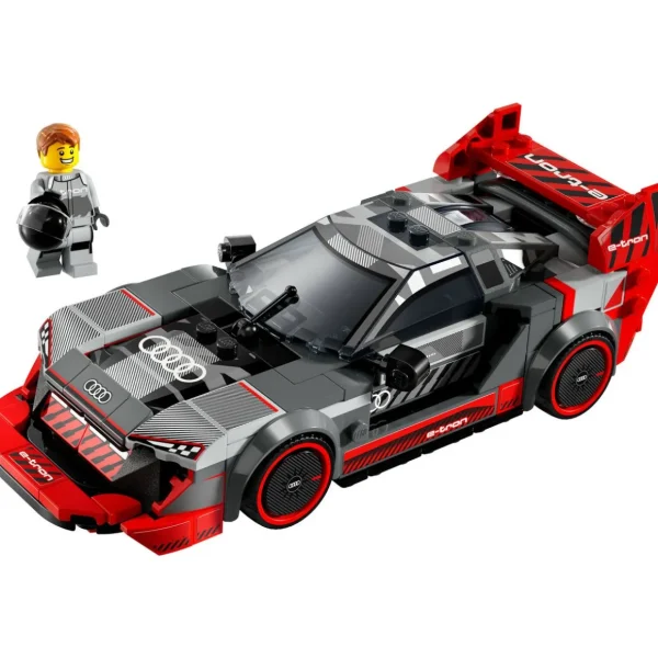 LEGO Speed Champions 76921 Voiture de Course Audi S1 e-Tron Quattro, Véhicule Jouet