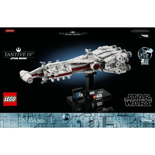 LEGO Star Wars 75376 Tantive IV, Set de Construction, Vaisseau Spatial, Véhicule