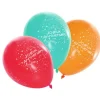 Lot de 8 Ballons Joyeux Anniversaire 25cm Multicolore