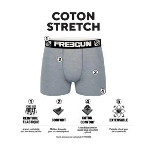 Lot de 6 boxers garçon en Coton