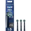 Lot de 3 brossettes CROSS ACTION PRO - Noir