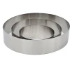 Lot de 3 cadres pâtissiers ronds