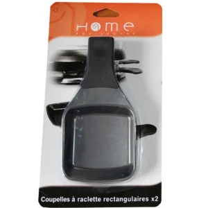 Lot de 2 coupelles à raclette carrées - 95443