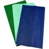 Lot de 6 Feuilles Papier de Soie Jardin d'Eden 50x70cm Multicolore