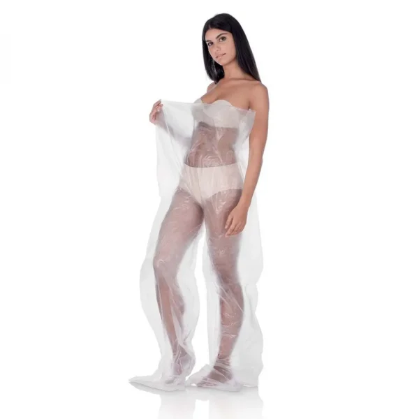 Lot de 100 pantalons de pressothérapie jetables - Transparent