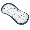 Lot de 3 Éponges Microfibre Terrazzo 18cm Blanc & Bleu