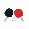 Lot de 2 raquettes et 3 balles pour table de Ping-Pong