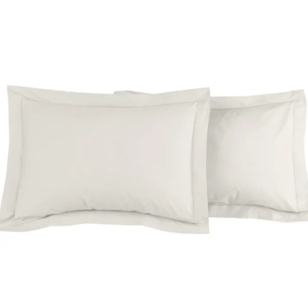 Lot de 2 taies d'oreiller en percale de coton SOFT PERCALE