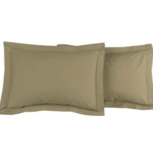 Lot de 2 taies d'oreiller en percale de coton SOFT PERCALE