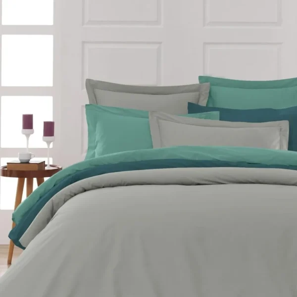 Lot de 2 taies d'oreiller en percale de coton SOFT PERCALE