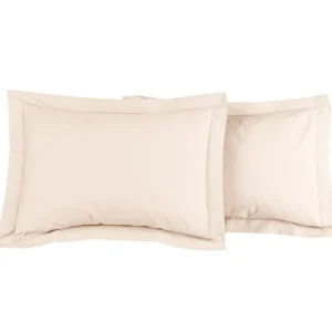 Lot de 2 taies d'oreiller en percale de coton SOFT PERCALE