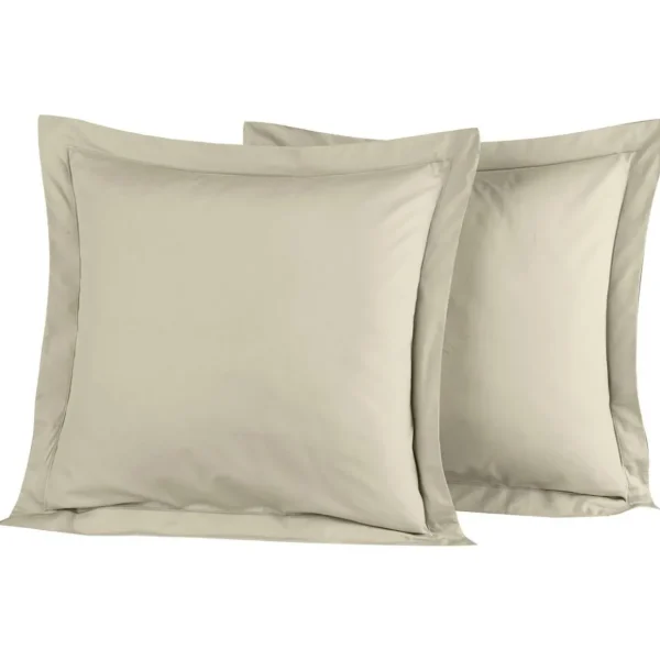 Lot de 2 taies d'oreiller en percale de coton SOFT PERCALE