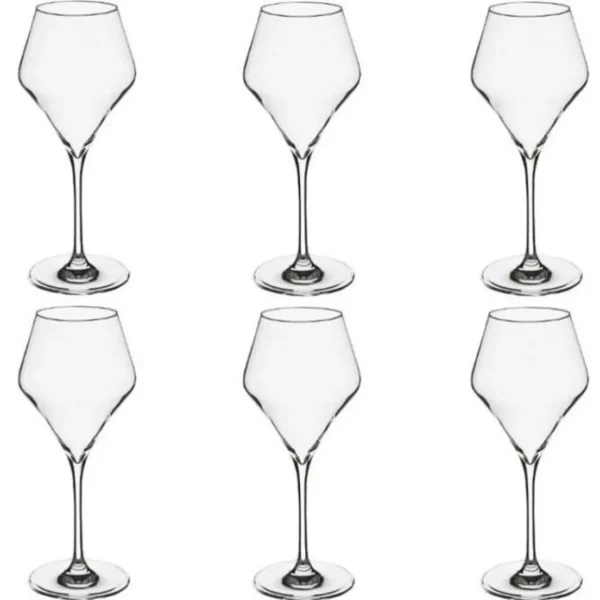 Lot de 6 Verres à Eau Clarillo 37cl Transparent