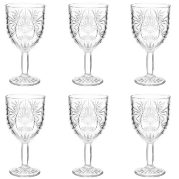 Lot de 6 Verres à Vin Ayla 29cl Transparent