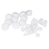 Lot de Pompons Ronds Créatif Blanc