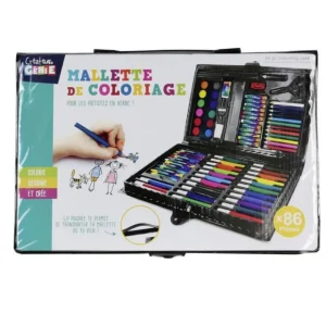 Malette de Coloriage 86 Pièces 34cm Multicolore