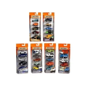 MATCHBOX Pack de 5 vehicules - C1817 - Petites Voitures - 3 ans et +