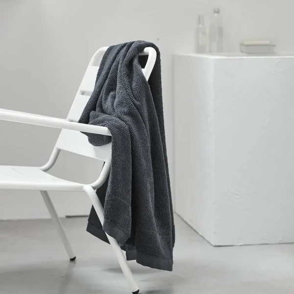 Maxi drap de bain uni en Coton bio 450 G/M²