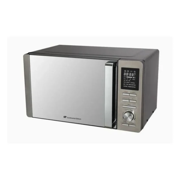 Micro-ondes combiné - CONTINENTAL EDISON - CEMO25SG13S3 - Silver - 25 L - Porte Miroir - 900 W - Grill 1000 W - Convection 1000