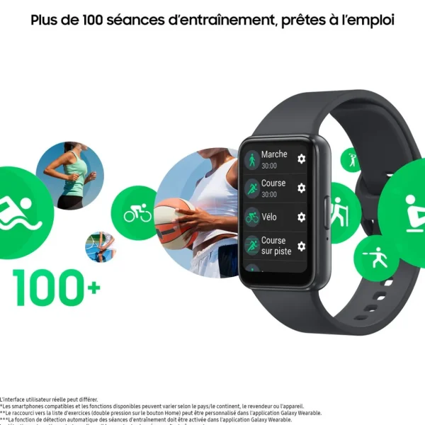 Montre connectée Galaxy Fit3 - Gris