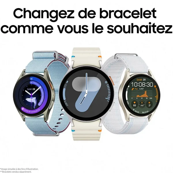 Montre connectée Galaxy Watch 7 Bluetooth 44mm - Silver