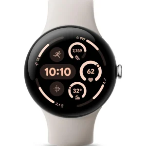 Montre connectée Pixel Watch 3 45mm Argent Poli Bluetooth