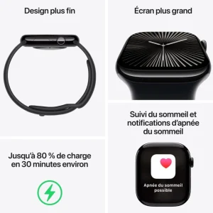 Montre connectée Serie 10 42mm Titane Ardoise Loop Cell