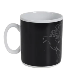 Mug Thermoréactif XXL Carte 80cl Noir