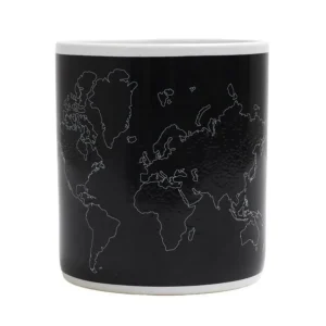 Mug Thermoréactif XXL Carte 80cl Noir