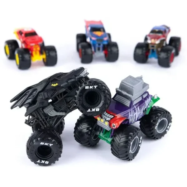 Pack de 5 véhicules Die Cast Monster Jam - DC Justice League VS The Joker