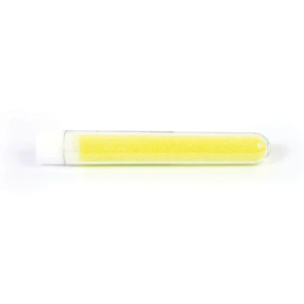 Paillettes en poudre biodégradables 2,7 g - jaune fluo