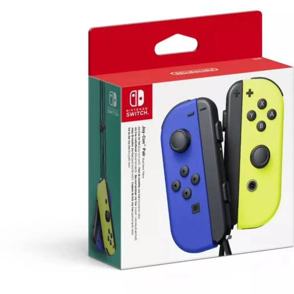 Paire de manettes Joy-Con Bleue & Jaune Néon Nintendo Switch