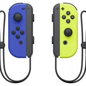 Paire de manettes Joy-Con Bleue & Jaune Néon Nintendo Switch