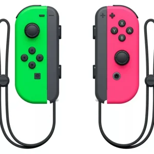 Paire de Manettes Joy-Con Vert/Rose Nintendo Switch