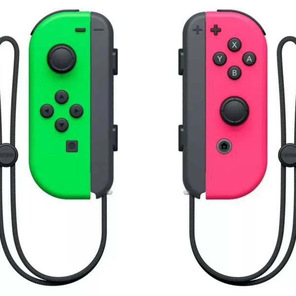 Paire de Manettes Joy-Con Vert/Rose Nintendo Switch