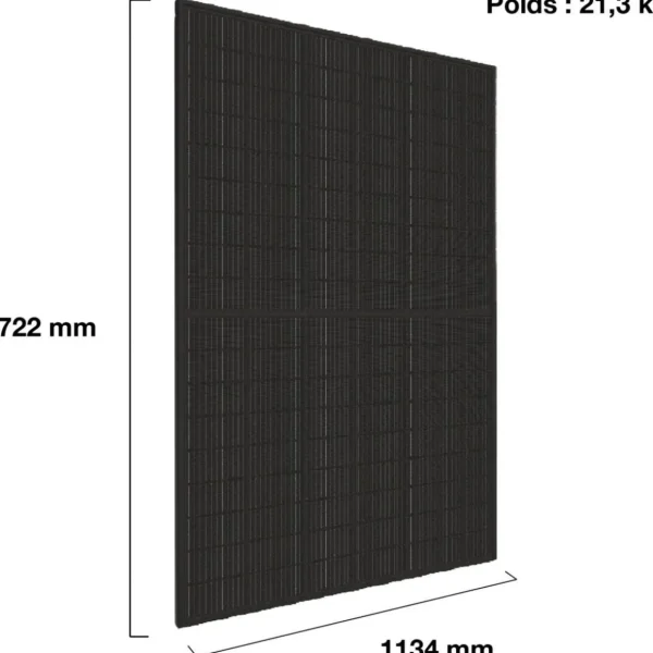 Panneau solaire Kit 410w+Micro-Onduleur 400w+support