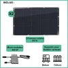 Panneau solaire Kit 2x200W flexi+Micro-Ond.400W+support