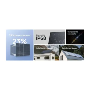 Panneau solaire rigide 400W (2 pièces)