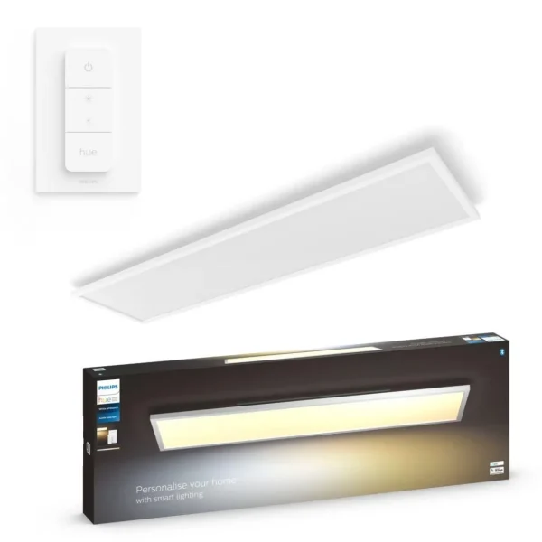 Panneaux lumineux HUE White Ambiance AURELLE rect. Bl.+tlc