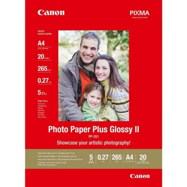 Papier photo A4 - PP-201 - Brillant Extra - 265gr - 20 feuilles