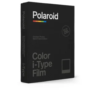 Papier photo instantané Color film iType Black Frame (x8)