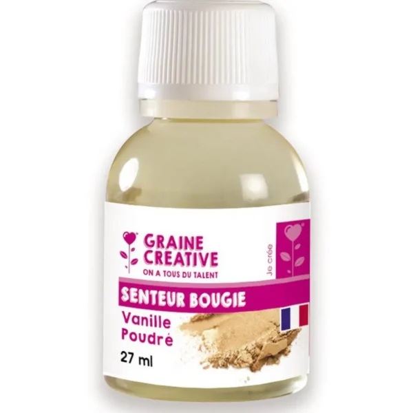 Parfum pour bougie - Senteur Vanille poudrée - 27 ml