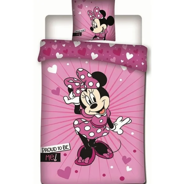 Parure housse de couette microfibre MINNIE