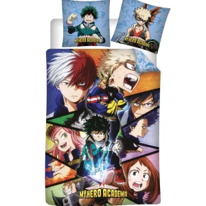 Parure housse de couette enfant microfibre MY HERO ACADEMIA