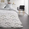 Parure housse de couette fantaisie en coton 57 fils NINA