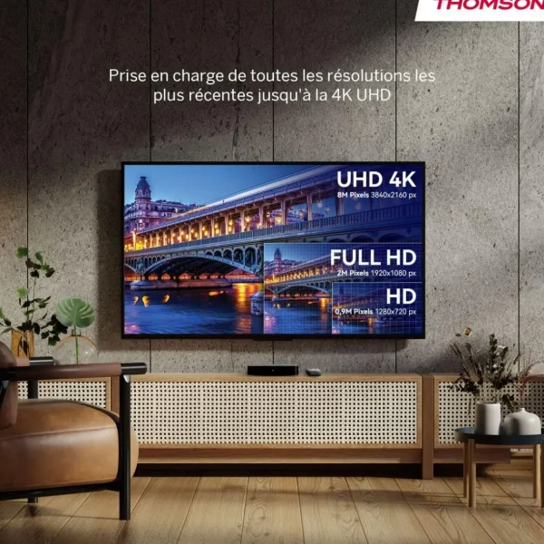 Passerelle multimédia 240G Box 4K avec Google TV