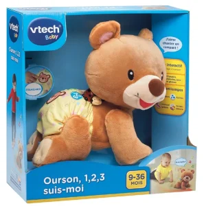 Peluche interactive ourson 1, 2, 3 Suis-moi