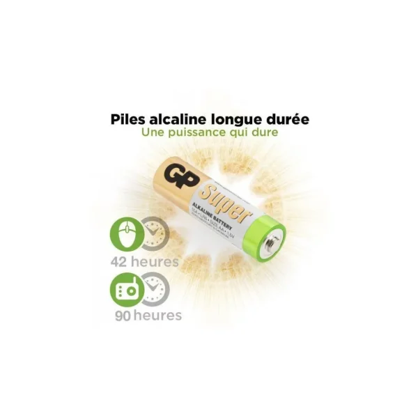 Pile Pack de 40 piles Super Alcaline AAA/LR3