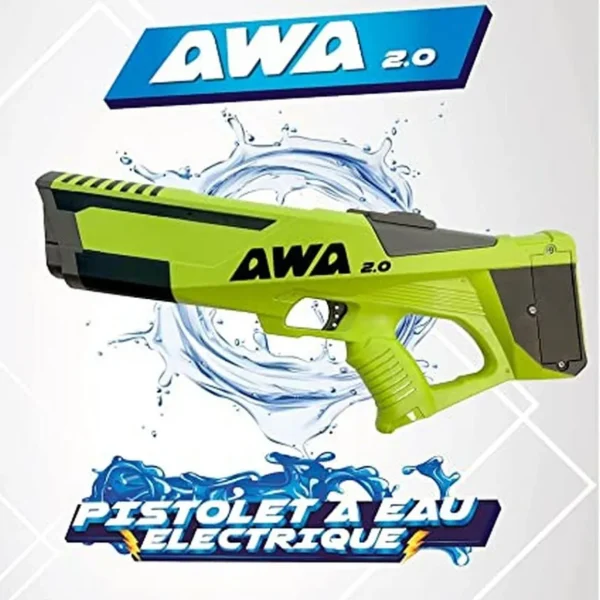 Pistolet à eau électronique AWA - vert