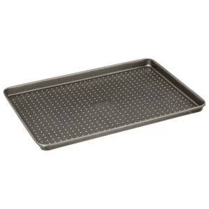 Plaque de Cuisson Perforée 39cm Noir